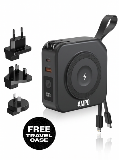 AMPD Roam Pod (5-In-1 Travel Charger) 30% OFF SALE ENDS SOON