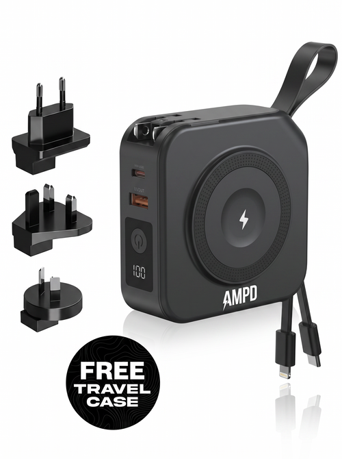 AMPD Roam Pod (5-In-1 Travel Charger) 30% OFF SALE ENDS SOON