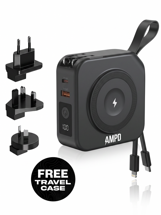 AMPD Roam Pod (5-In-1 Travel Charger) 30% OFF SALE ENDS SOON