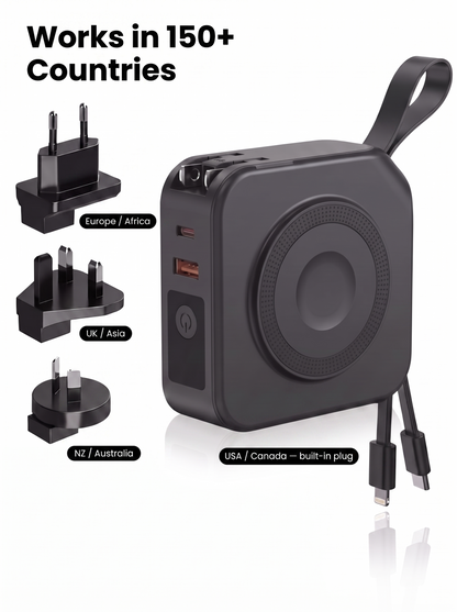AMPD Roam Pod (5-In-1 Travel Charger) 30% OFF SALE ENDS SOON