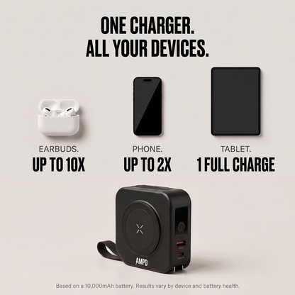 AMPD Roam Pod (5-In-1 Travel Charger) 40% OFF SALE ENDS SOON
