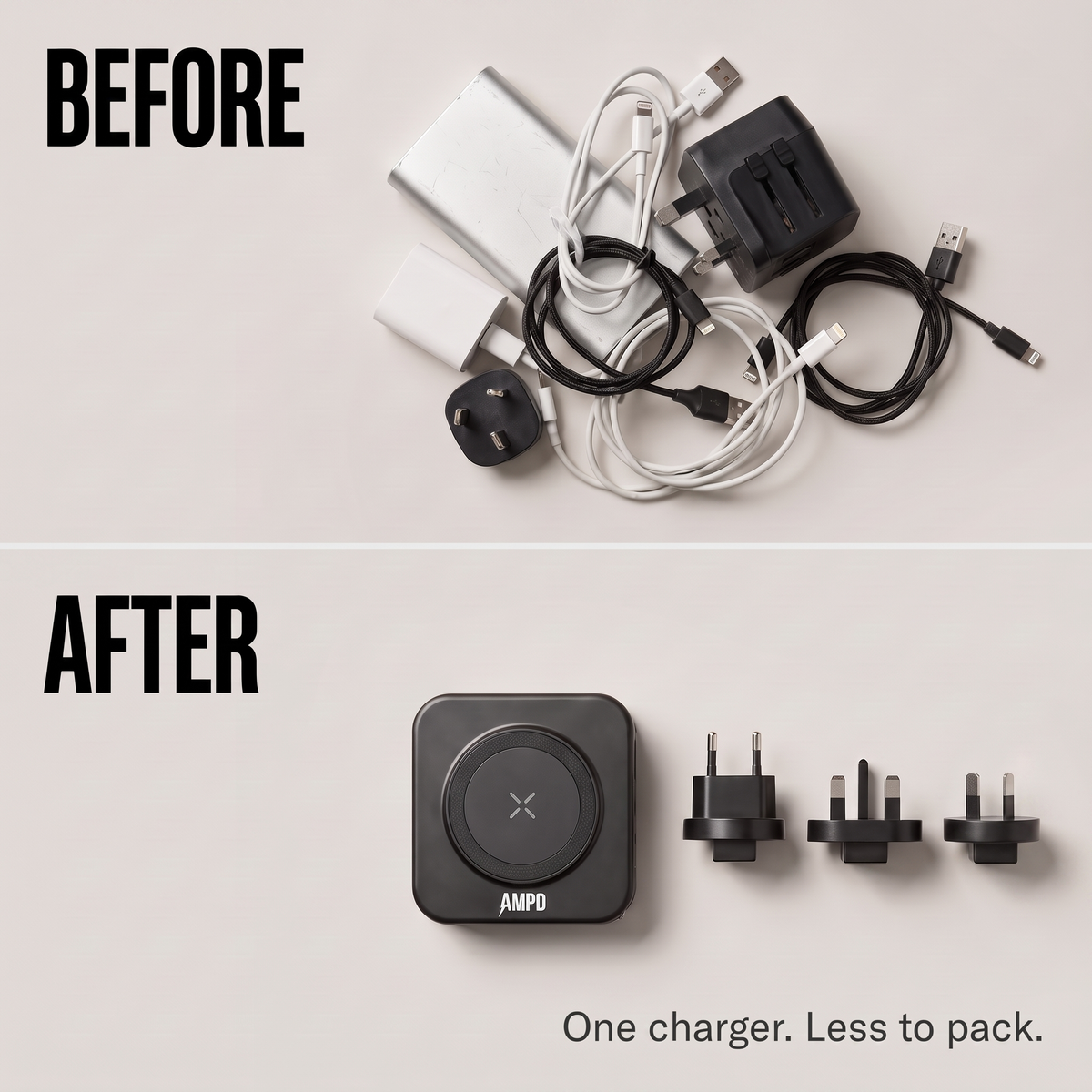 AMPD Roam Pod (5-In-1 Travel Charger) 40% OFF SALE ENDS SOON