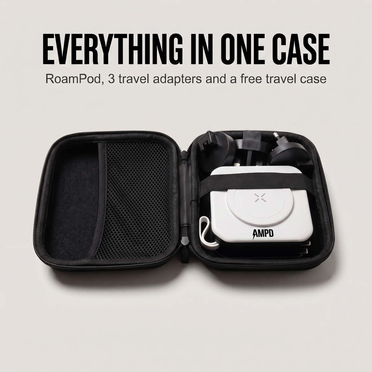 AMPD Roam Pod (5-In-1 Travel Charger) 40% OFF SALE ENDS SOON